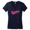 gay pride catcher funny Women's V-Neck T-Shirt