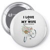 i love when my wife lets me buy another bike Pin-back button
