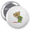 teddy monster Pin-back button