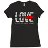love make you fall apart Ladies Fitted T-Shirt