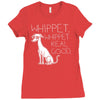 whippet .. Ladies Fitted T-Shirt
