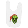santa clous skeleton Baby Bibs