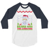 most wanted beard man this christmas 3/4 Sleeve Shirt