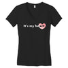 its My Heart Women's V-Neck T-Shirt