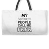 fathers day papa's Weekender Totes