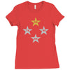 deutschland weltmeitser 4 sterne Ladies Fitted T-Shirt