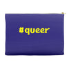 hashtag queer Accessory Pouches