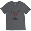 hearts queen of hearts V-Neck Tee
