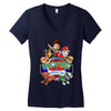 paw patrol birthday boy  brother Women's V-Neck T-Shirt