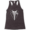 tuxedo wedding marriage prom holiday fancy dress cool geek nerd Racerback Tank
