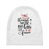 Tough She Be But Little She Is Fierce Baby Beanies