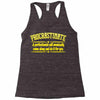 proactive procrastinator Racerback Tank