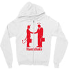 handshake Zipper Hoodie