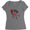 deadrex Women's Triblend Scoop T-shirt