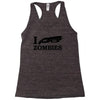i shotgun zombies funny t shirt dead apocalypse s 3xl Racerback Tank