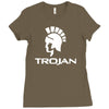 trojan condoms Ladies Fitted T-Shirt