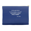 oscar wilde quote girls Accessory Pouches
