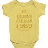 queens are born in 1989 Baby Bodysuit