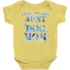 i have two tıtles aunt and dogmom an i rock them both flowers Baby Bodysuit