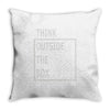 think outside the box Throw Pillow