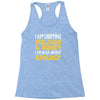 black without apology Racerback Tank