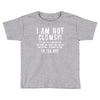 i'm not clumsy it's just the floor Toddler T-shirt