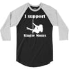 i support single moms 3/4 Sleeve Shirt