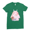 totoro with asian landscape Ladies Fitted T-Shirt