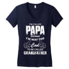 I'm Called Papa Because I'm Way Too Cool To Be Called Grandfather Women's V-Neck T-Shirt