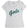 Girls Friends Tv Show Women's Triblend Scoop T-shirt
