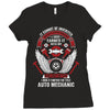 I Own It Forever The Title Auto Mechanic Ladies Fitted T-Shirt