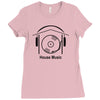 house music Ladies Fitted T-Shirt