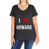 i heart howard Ladies Curvy T-Shirt