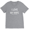 i love my wife V-Neck Tee