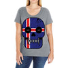 iceland till i die Ladies Curvy T-Shirt