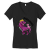 mamasaurus Women's V-Neck T-Shirt