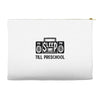 no sleep till preschool Accessory Pouches
