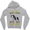 my unicorn ate my homework Zipper Hoodie