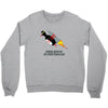 never give up poster Crewneck Sweatshirt