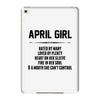 April Girl Hated By Many iPad Mini 4