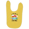 a turtle made it to the water Baby Bibs