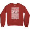 banksy prisoner barcode Crewneck Sweatshirt