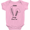 some bunny loves me Baby Onesie
