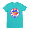vote for pizza president democrat Ladies Fitted T-Shirt