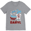 Good Girl Go To Heaven Bad Girl Ride With Daryl V-Neck Tee