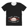 February Peeking Out Asian Baby Boy All Over Women's T-shirt
