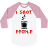 i shot people bartender 3/4 Sleeve Shirt