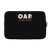 old and plastered oap ladies Laptop sleeve