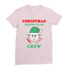 christmas baking team crew elf Ladies Fitted T-Shirt