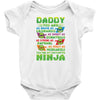 Daddy You Are My Favorite Ninja Baby Onesie